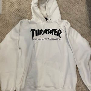 White Thrasher Hoodie